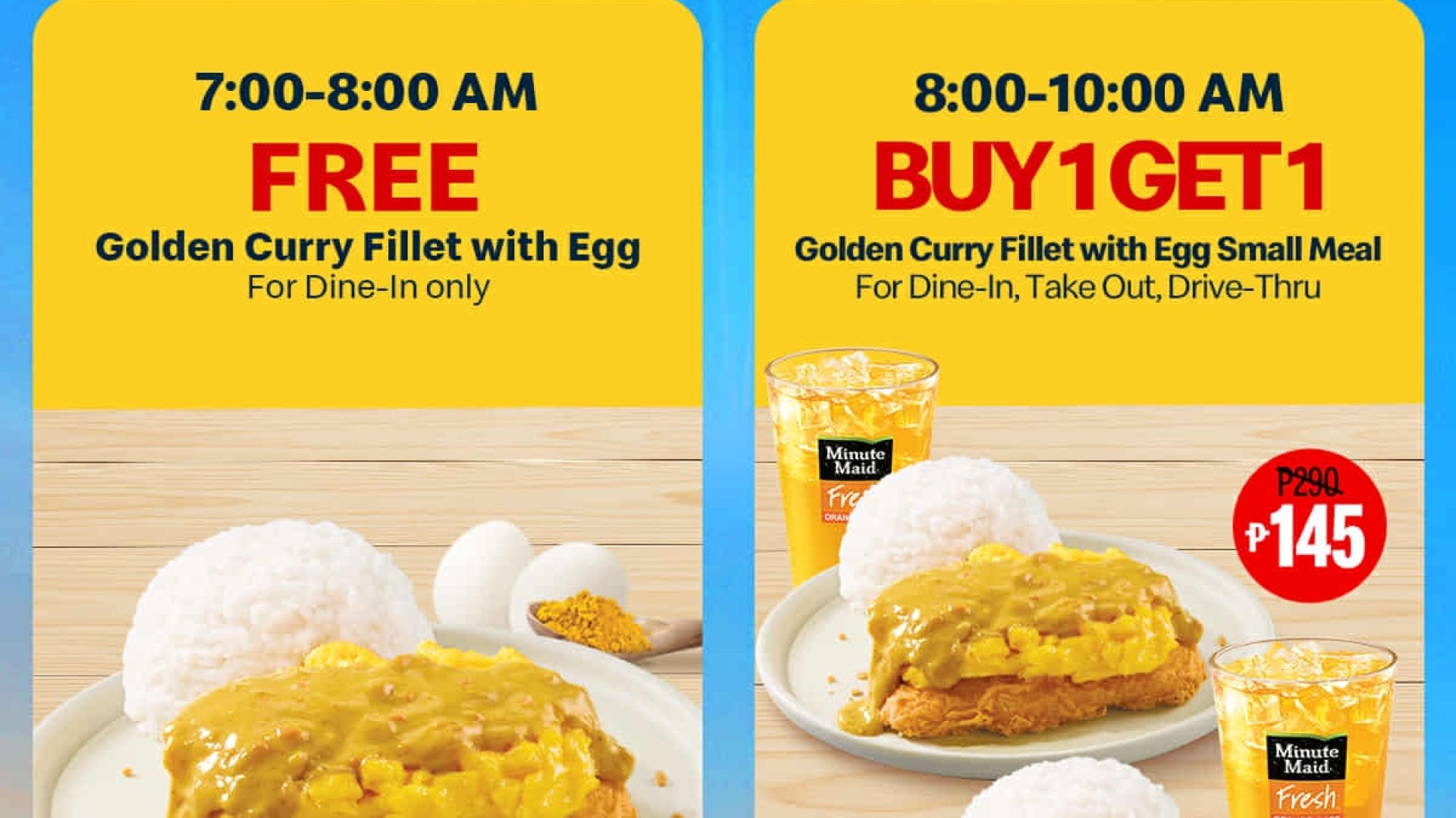 Golden Opportunity Alert: Enjoy Free Golden Curry Fillet with Egg this October 10 at McDonald’s!