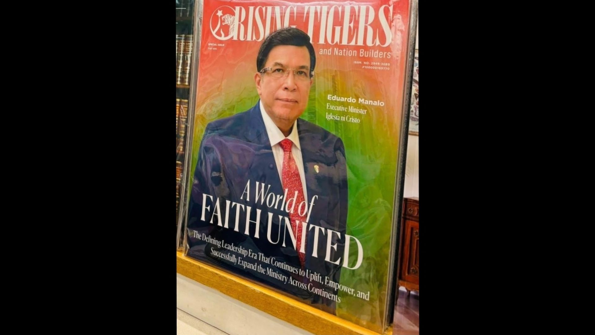 A Special Spotlight: Brother Eduardo V. Manalo, his impact and Influence in Rising Tigers Magazine’s Cover Story